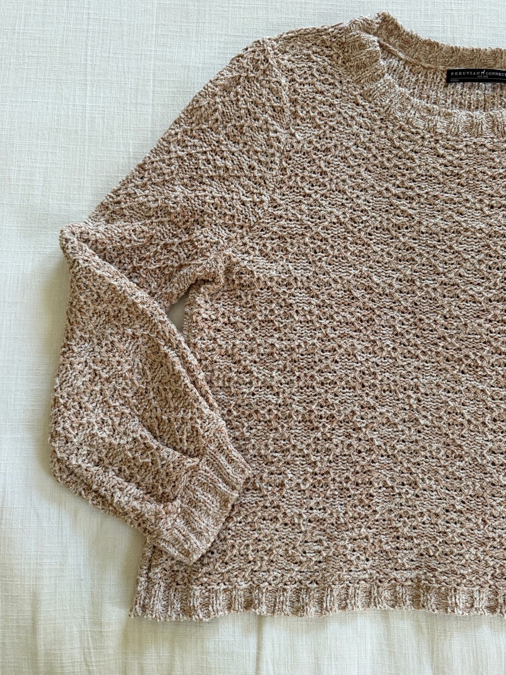 Peruvian Connection Knit Sweater Size Large - Picture 4 of 10